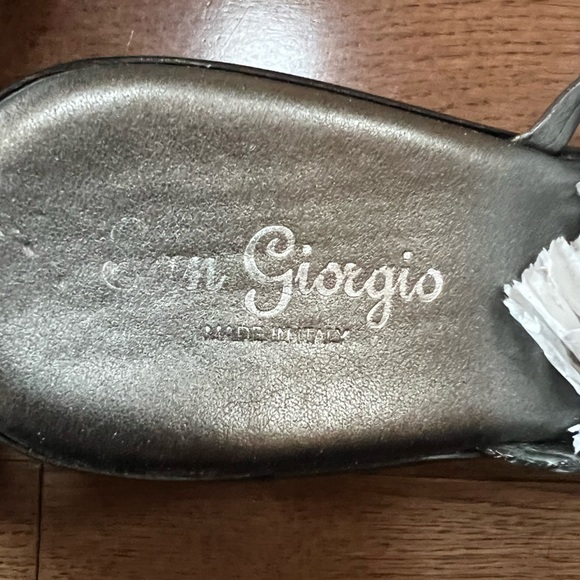 San Giorgio size 39 Black and Silver Sandals - Picture 5 of 5